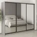 Шафа-купе тридверна Mebel Star Комбо BG 250х60х210 см Серая мышка (MBS-9385)