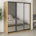Шкаф-купе трехдверный Mebel Star Комбо BG 200х60х210 см Дуб тахо (MBS-9400)
