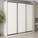 Шафа-купе тридверна Mebel Star Комбо BG 240х45х240 см Аляска білий (MBS-9414)
