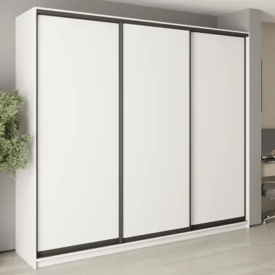 Шкаф-купе трехдверный Mebel Star Комбо BG 270х60х240 см Аляска белый (MBS-9427)
