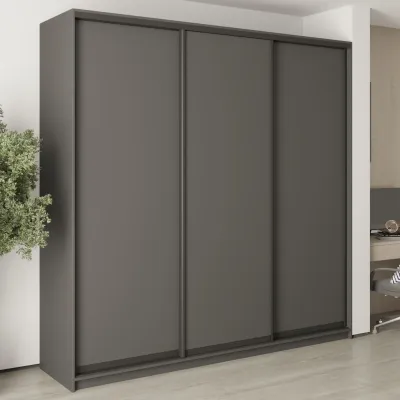 Шкаф-купе трехдверный Mebel Star Комбо BG 240х45х240 см Антрацит (MBS-9434)