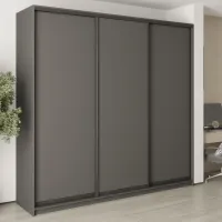 Шкаф-купе трехдверный Mebel Star Комбо BG 250х45х240 см Антрацит (MBS-9435)