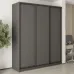 Шафа-купе тридверна Mebel Star Комбо BG 200х60х240 см Антрацит (MBS-9440)