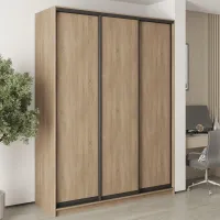 Шкаф-купе трехдверный Mebel Star Комбо BG 180х45х240 см Дуб сонома (MBS-9448)