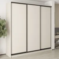 Шафа-купе тридверна Mebel Star Комбо BG 240х45х240 см Кашемір (MBS-9474) Шафа-купе тридверна Mebel Star Комбо BG 240х45х240 см Кашемір (MBS-9474)