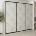 Шкаф-купе трехдверный Mebel Star Комбо BG 260х45х240 см Бетон (MBS-9496)