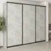 Шафа-купе тридверна Mebel Star Комбо BG 270х45х240 см Бетон (MBS-9497)