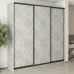 Шафа-купе тридверна Mebel Star Комбо BG 240х60х240 см Бетон (MBS-9504)