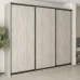 Шафа-купе тридверна Mebel Star Комбо BG 270х60х240 см Аляска сірий (MBS-9527)