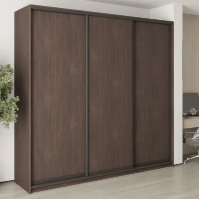 Шафа-купе тридверна Mebel Star Комбо BG 250х45х240 см Дуб ристрето (MBS-9535)