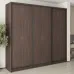 Шафа-купе тридверна Mebel Star Комбо BG 260х45х240 см Дуб ристрето (MBS-9536)