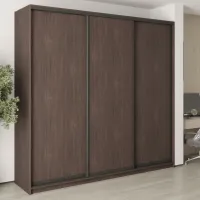 Шафа-купе тридверна Mebel Star Комбо BG 250х60х240 см Дуб ристрето (MBS-9545)