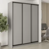 Шафа-купе тридверна Mebel Star Комбо BG 180х45х240 см Серая мышка (MBS-9548)