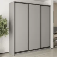 Шафа-купе тридверна Mebel Star Комбо BG 220х45х240 см Серая мышка (MBS-9552) Шафа-купе тридверна Mebel Star Комбо BG 220х45х240 см Серая мышка (MBS-9552)
