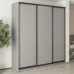 Шафа-купе тридверна Mebel Star Комбо BG 220х45х240 см Серая мышка (MBS-9552)
