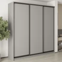 Шафа-купе тридверна Mebel Star Комбо BG 230х45х240 см Серая мышка (MBS-9553) Шафа-купе тридверна Mebel Star Комбо BG 230х45х240 см Серая мышка (MBS-9553)