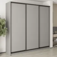Шафа-купе тридверна Mebel Star Комбо BG 240х45х240 см Серая мышка (MBS-9554)