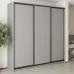 Шафа-купе тридверна Mebel Star Комбо BG 240х45х240 см Серая мышка (MBS-9554)