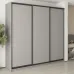Шкаф-купе трехдверный Mebel Star Комбо BG 250х45х240 см Серая мышка (MBS-9555)