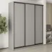 Шафа-купе тридверна Mebel Star Комбо BG 200х60х240 см Серая мышка (MBS-9560)