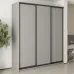 Шафа-купе тридверна Mebel Star Комбо BG 210х60х240 см Серая мышка (MBS-9561)