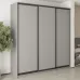Шафа-купе тридверна Mebel Star Комбо BG 230х60х240 см Серая мышка (MBS-9563)