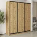 Шкаф-купе трехдверный Mebel Star Комбо BG 200х45х240 см Дуб тахо (MBS-9570)