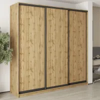 Шкаф-купе трехдверный Mebel Star Комбо BG 240х45х240 см Дуб тахо (MBS-9574)
