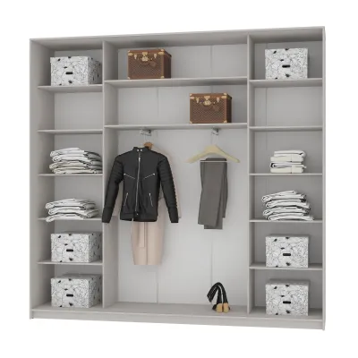 Шафа-купе тридверна Mebel Star Комбо BG 250х45х240 см Дуб тахо (MBS-9575) Шафа-купе тридверна Mebel Star Комбо BG 250х45х240 см Дуб тахо (MBS-9575)