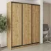 Шафа-купе тридверна Mebel Star Комбо BG 190х60х240 см Дуб тахо (MBS-9579)