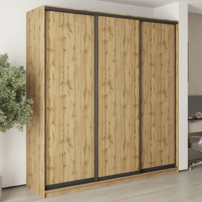Шкаф-купе трехдверный Mebel Star Комбо BG 230х60х240 см Дуб тахо (MBS-9583)