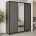 Шафа-купе тридверна Mebel Star Комбо BG 210х60х240 см Антрацит (MBS-9621)