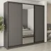 Шкаф-купе трехдверный Mebel Star Комбо BG 250х60х240 см Антрацит (MBS-9625)