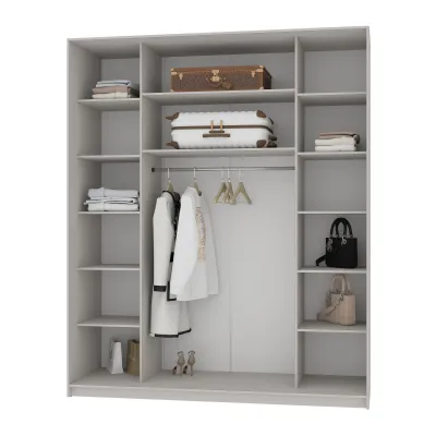 Шкаф-купе трехдверный Mebel Star Комбо BG 200х60х240 см Дуб сонома (MBS-9640) Шкаф-купе трехдверный Mebel Star Комбо BG 200х60х240 см Дуб сонома (MBS-9640)