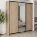 Шкаф-купе трехдверный Mebel Star Комбо BG 220х60х240 см Дуб сонома (MBS-9642)