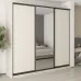 Шафа-купе тридверна Mebel Star Комбо BG 250х60х240 см Кашемір (MBS-9665)