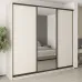 Шафа-купе тридверна Mebel Star Комбо BG 260х60х240 см Кашемір (MBS-9666)