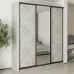 Шафа-купе тридверна Mebel Star Комбо BG 210х60х240 см Бетон (MBS-9681)