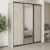 Шкаф-купе трехдверный Mebel Star Комбо BG 200х45х240 см Аляска серый (MBS-9690)