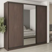 Шафа-купе тридверна Mebel Star Комбо BG 260х45х240 см Дуб ристрето (MBS-9716) Шафа-купе тридверна Mebel Star Комбо BG 260х45х240 см Дуб ристрето (MBS-9716)