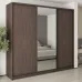 Шкаф-купе трехдверный Mebel Star Комбо BG 260х45х240 см Дуб ристрето (MBS-9716)