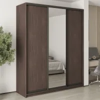 Шкаф-купе трехдверный Mebel Star Комбо BG 200х60х240 см Дуб ристрето (MBS-9720)