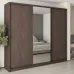Шафа-купе тридверна Mebel Star Комбо BG 270х60х240 см Дуб ристрето (MBS-9727)