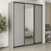Шафа-купе тридверна Mebel Star Комбо BG 200х45х240 см Серая мышка (MBS-9730) Шафа-купе тридверна Mebel Star Комбо BG 200х45х240 см Серая мышка (MBS-9730)