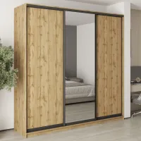 Шкаф-купе трехдверный Mebel Star Комбо BG 240х45х240 см Дуб тахо (MBS-9754)