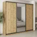 Шафа-купе тридверна Mebel Star Комбо BG 260х45х240 см Дуб тахо (MBS-9756)