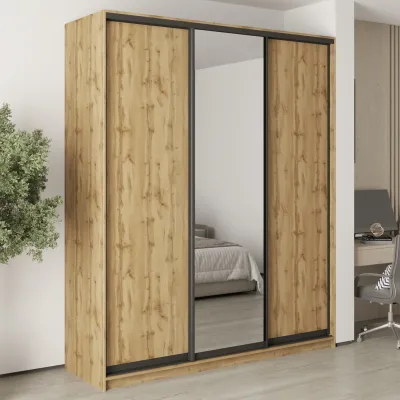 Шкаф-купе трехдверный Mebel Star Комбо BG 200х60х240 см Дуб тахо (MBS-9760)