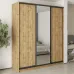 Шкаф-купе трехдверный Mebel Star Комбо BG 210х60х240 см Дуб тахо (MBS-9761)