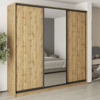 Шкаф-купе трехдверный Mebel Star Комбо BG 250х60х240 см Дуб тахо (MBS-9765)