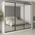 Шафа-купе тридверна Mebel Star Комбо BG 270х60х240 см Аляска білий (MBS-9787)